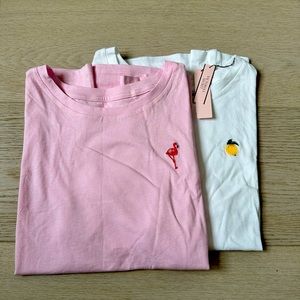 NEW Victoria Secret Tee - Pink & White